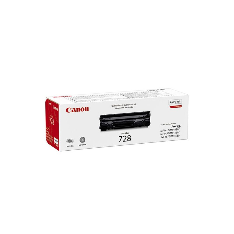 Canon CRG 728 (3500B002) juoda kasetė lazeriniams spausdintuvams, 2100 psl. (SPEC)