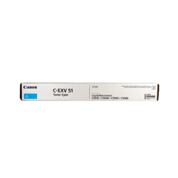 Canon C-EXV 51 (0482C002), žydra kasetė lazeriniams spausdintuvams, 60000 psl. (SPEC)