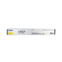 Canon C-EXV 51 (0484C002), geltona kasetė lazeriniams spausdintuvams, 60000 psl. (SPEC)
