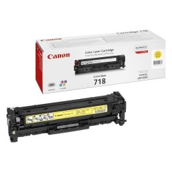 Canon CRG 718 (2659B002) geltona kasetė lazeriniams spausdintuvams, 2900 psl. (SPEC)