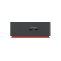 Jungčių stotelė Lenovo 40B00300EU notebook dock/port replicator Wired Thunderbolt 4, Juoda/Raudona