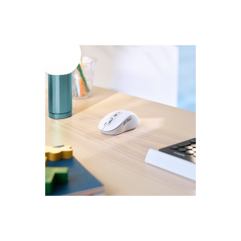 Pelė belaidė Logitech Signature M650 (910-006255) RF Wireless+Bluetooth Optical 2000 DPI, Off-white