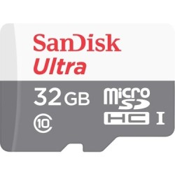 Atminties kortelė SanDisk Ultra microSDHC 32GB 100MB/s Class 10 UHS-I, Grey, White