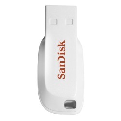 USB atmintinė SanDisk Cruzer Blade USB Flash Drive 16GB, White