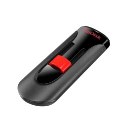 USB atmintinė SanDisk Cruzer Glide USB Flash Drive 64GB, Black, Red