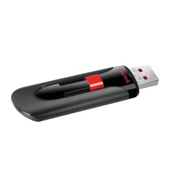 USB atmintinė SanDisk Cruzer Glide USB Flash Drive 256GB, Black, Red