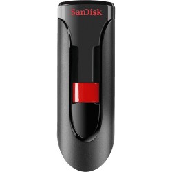 USB atmintinė SanDisk Cruzer Glide USB Flash Drive 256GB, Black, Red