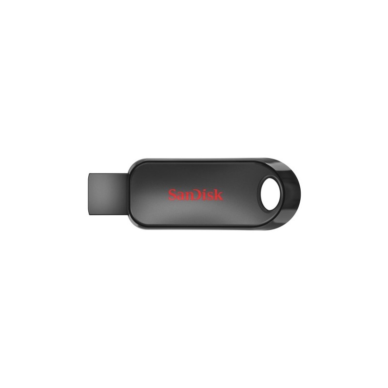 USB atmintinė SanDisk Cruzer Snap USB Flash Drive 128GB, Black