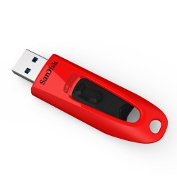 USB atmintinė SanDisk Ultra 32GB, USB 3.0 Flash Drive, 130MB/s read, Red