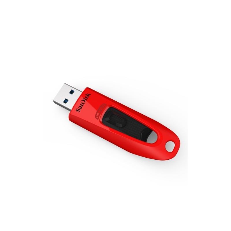 USB atmintinė SanDisk Ultra 32GB, USB 3.0 Flash Drive, 130MB/s read, Red