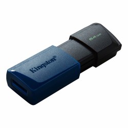 USB atmintinė Kingston DataTraveler Exodia M 64GB USB3.2 Gen 1 flash drive, Black, Blue