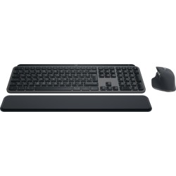 Belaidė klaviatūra ir pelė + Atrama riešui Logitech MX Keys S Combo, Graphite
