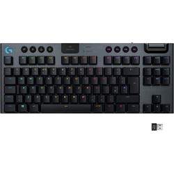 Ecost prekė po grąžinimo Logitech G915 Lightspeed TKL belaidžio mechaninio žaidimų klaviatūra be ska