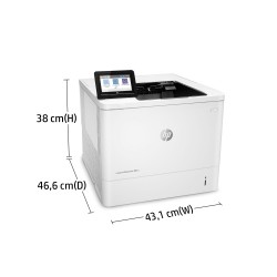 Spausdintuvas HP LaserJet Enterprise M612dn lazerinis B/W Duplex A4 71 ppm 650 sheets USB LAN