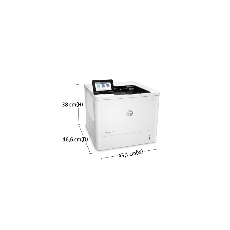 Spausdintuvas HP LaserJet Enterprise M612dn lazerinis B/W Duplex A4 71 ppm 650 sheets USB LAN