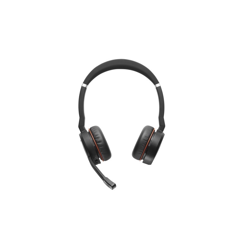 Belaidės ausinės su mikrofonu Jabra Evolve 75 SE UC Stereo, Bluetooth, No Stand, USB-A