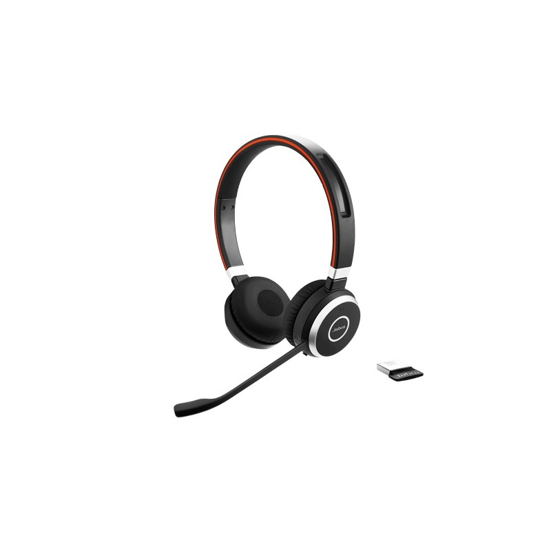 Belaidės ausinės su mikrofonu Jabra Evolve 65 SE MS Stereo Wireless Bluetooth Headset, USB-A