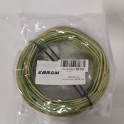 Ecost prekė po grąžinimo H07VU 1 x 4 mm²  šerdies kabelio tvirtas kietas viela  žalia/geltona  nuo 1