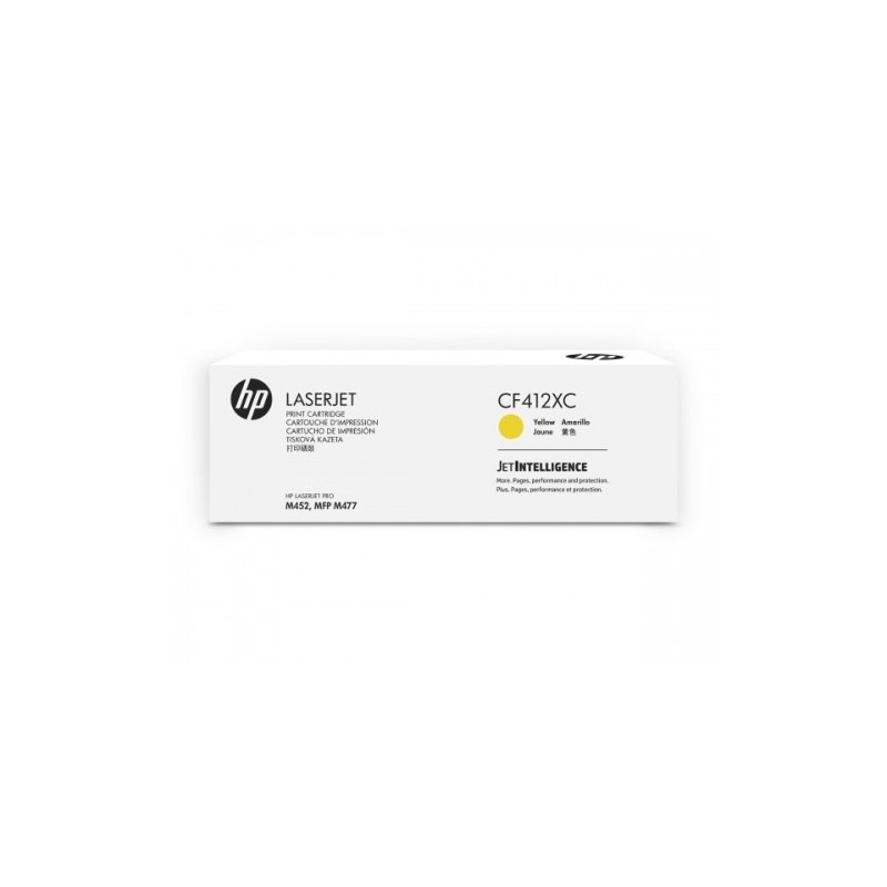 HP No.410X HC (CF412X), geltona kasetė lazeriniams spausdintuvams, 5000 psl. (SPEC)