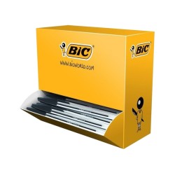 Bic Tušinukas Cristal 1.0 mm, juodas, pakuotėje 100 vnt