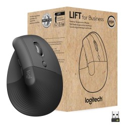 Pelė Logitech Lift for Business Dešinės rankos RD belaidis ryšys + Bluetooth Optinis
