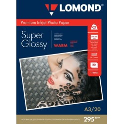 Fotopopierius Lomond Premium Photo Paper Super Blizgus 295 g/m2 A3, 20 lapų, Warm