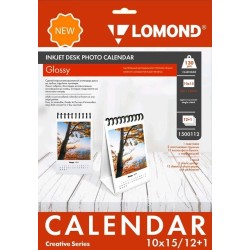 Stalo kalendorius Lomond Inkjet Desk Calendar Blizgus A6 10x15 cm 12+1