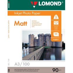Fotopopierius Lomond Photo Inkjet Paper Matinis 90 g/m2 A3, 100 lapų