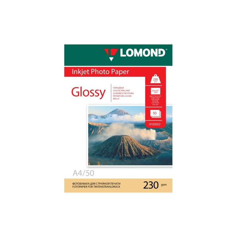 Fotopopierius Lomond Photo Inkjet Paper Blizgus 230 g/m2 A4, 50 lapų