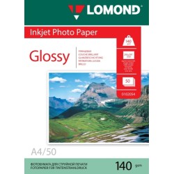 Fotopopierius Lomond Photo Inkjet Paper Blizgus 140 g/m2 A4, 50 lapų