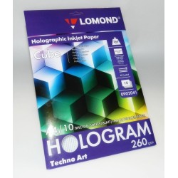 Fotopopierius Lomond Hologram Techno Art Photo Paper Cube 260 g/m2 A4, 10 lapų