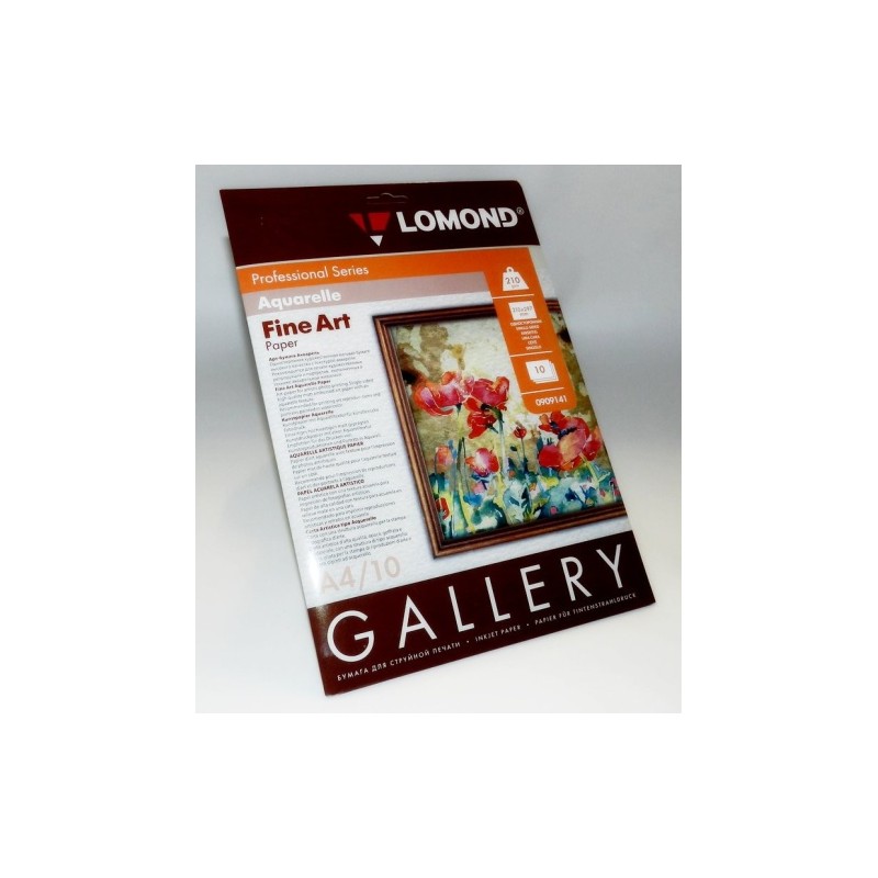 Fotopopierius Lomond Fine Art Paper Gallery Aquarelle 210 g/m2 A4, 10 lapų