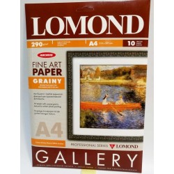 Fotopopierius Lomond Fine Art Paper Gallery Grainy 290g/m2 A4, 10 lapų, Coarse Natural White Archive