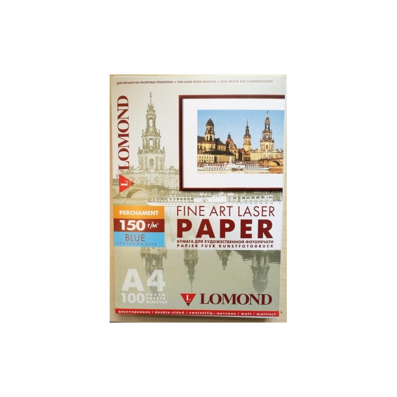 Fotopopierius Lomond Fine Art Laser Paper 150 g/m2 A4, 100 lapų, Perchament Blue, dvipusis