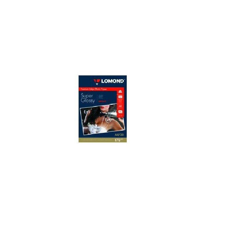 Fotopopierius Lomond Premium Photo Paper Super Blizgus 170 g/m2 A4, 20 lapų, Bright