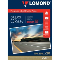 Fotopopierius Lomond Premium Photo Paper Super Blizgus 270 g/m2 10x15, 20 lapų, Bright