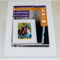 Fotopopierius Lomond Photo Inkjet Paper Matinis 160 g/m2 A5, 15 sheets + InstaFrame White Window