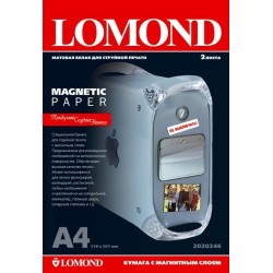Fotopopierius Lomond Magnetic Inkjet Paper su magnetiniu sluoksniu A3/2 Matinis