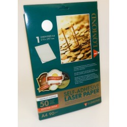Lipnus popierius Lomond CLC Self Adhesive Laser Paper Auksinė folija 90 g/m2 A4, 50 lapų, Auksinė