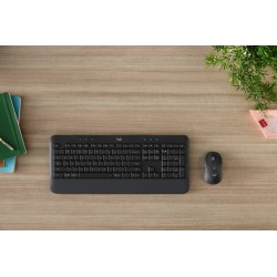 Logitech Signature MK650 Combo for Business Klaviatūra + pelė, Belaidė, US INT (Qwerty), Graphite