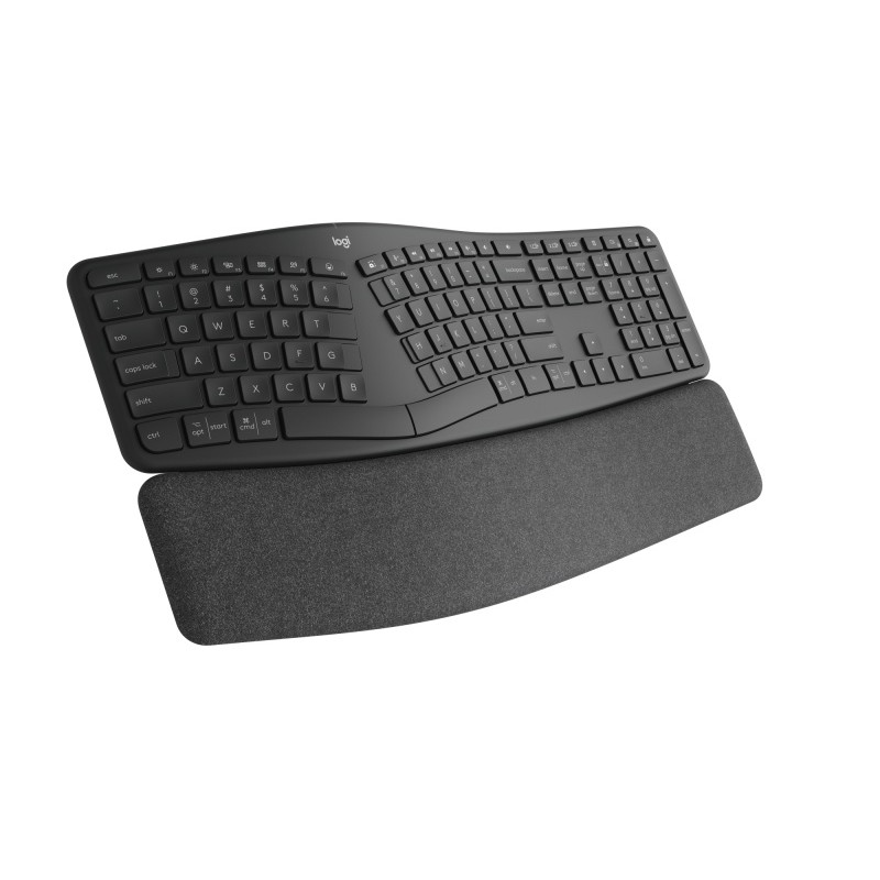 Logitech ERGO K860 for Business Belaidė klaviatūra, Bluetooth, US INT (Qwerty), Graphite