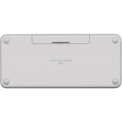 Logitech Pebble Keys 2 K380s Belaidė klaviatūra RF Wireless+Bluetooth, US INT (Qwerty), Tonal White