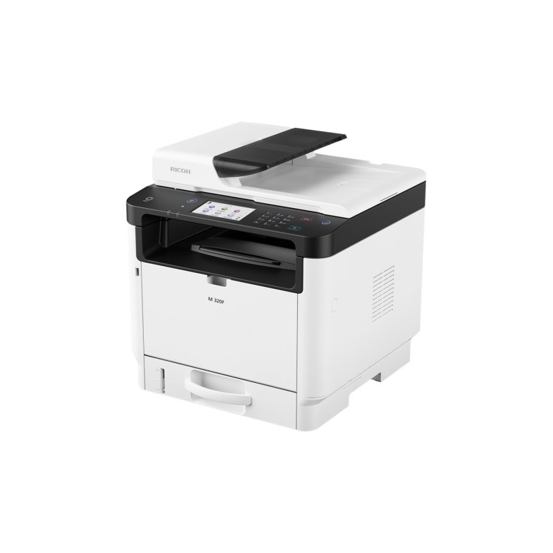 Ricoh M 320F Spausdintuvas lazerinis MFP B/W A4 32ppm 1200x1200dpi 300 lapų Fax 33.6Kbps USB LAN NFC