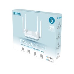 D-Link R15 EAGLE PRO AI AX1500 Wireless Smart Router Maršrutizatorius