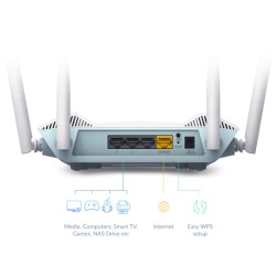 D-Link R15 EAGLE PRO AI AX1500 Wireless Smart Router Maršrutizatorius