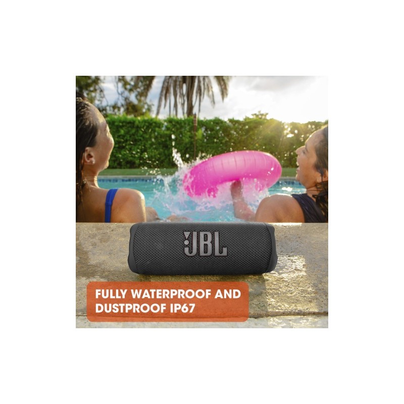 JBL Flip 6 Nešiojama garso kolonėlė, Wireless, Bluetooth, Juoda