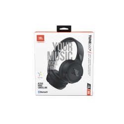 JBL Tune 660NC Belaidės/Laidinės ausinės, Bluetooth, 3.5mm jack, Juoda