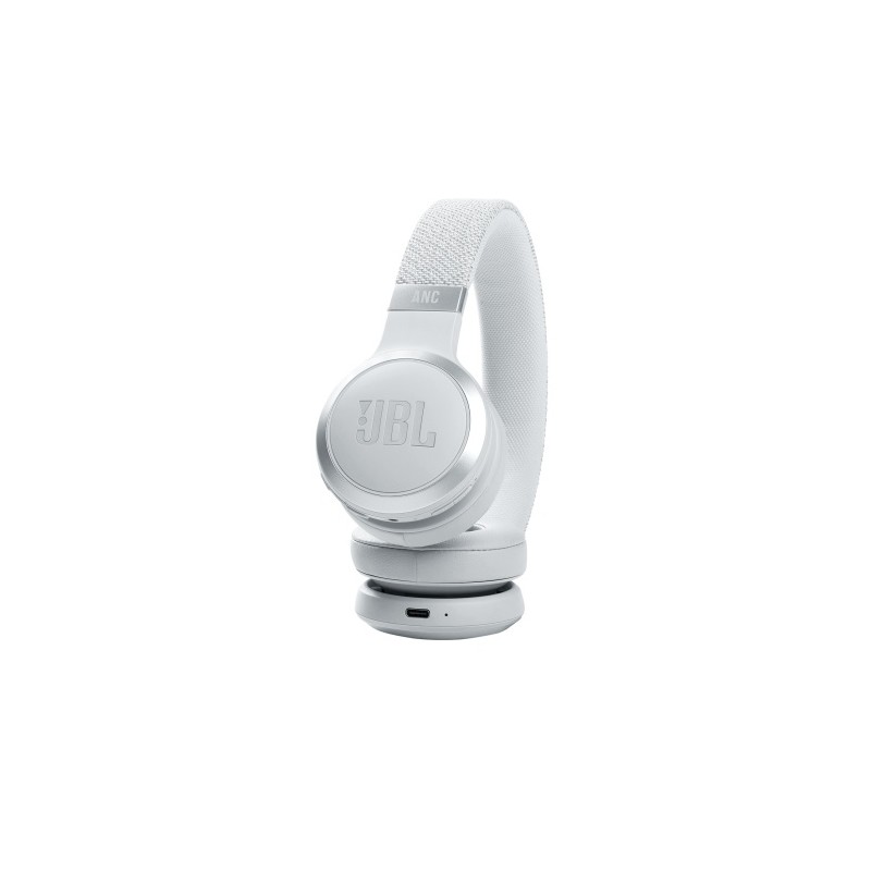 JBL Live 460NC Belaidės/Laidinės ausinės, Bluetooth, Balta