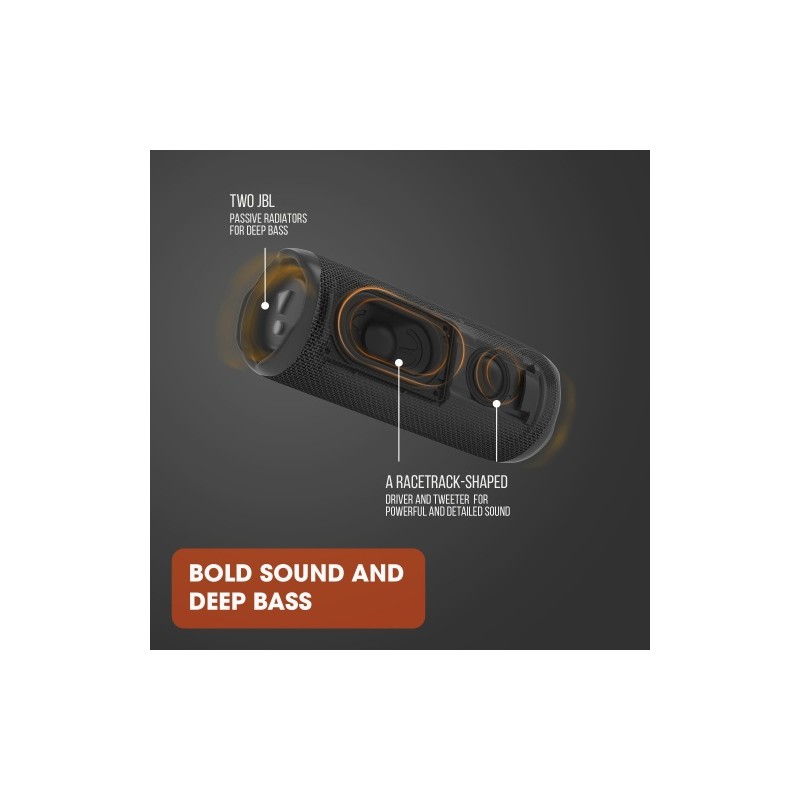 JBL Flip 6 Nešiojama garso kolonėlė, Wireless, Bluetooth, Raudona