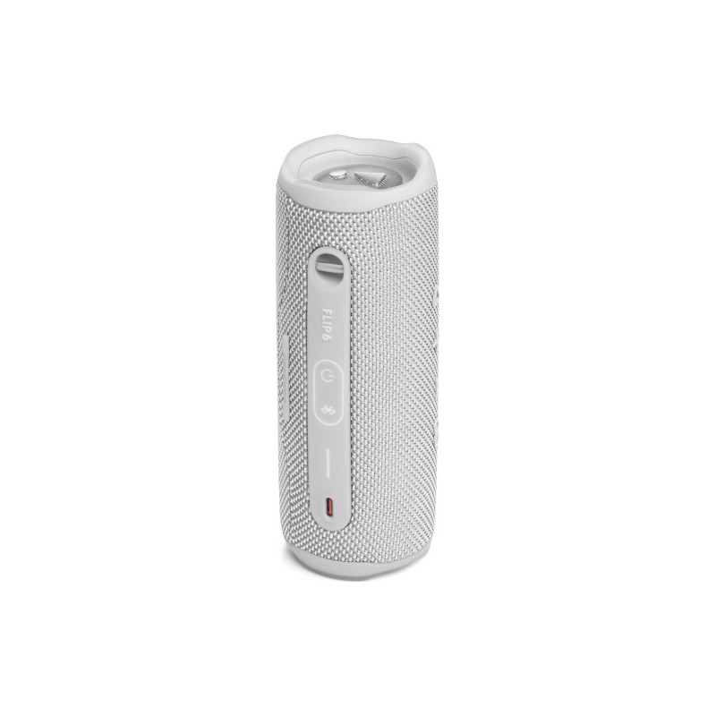 JBL Flip 6 Nešiojama garso kolonėlė, Wireless, Bluetooth, Balta